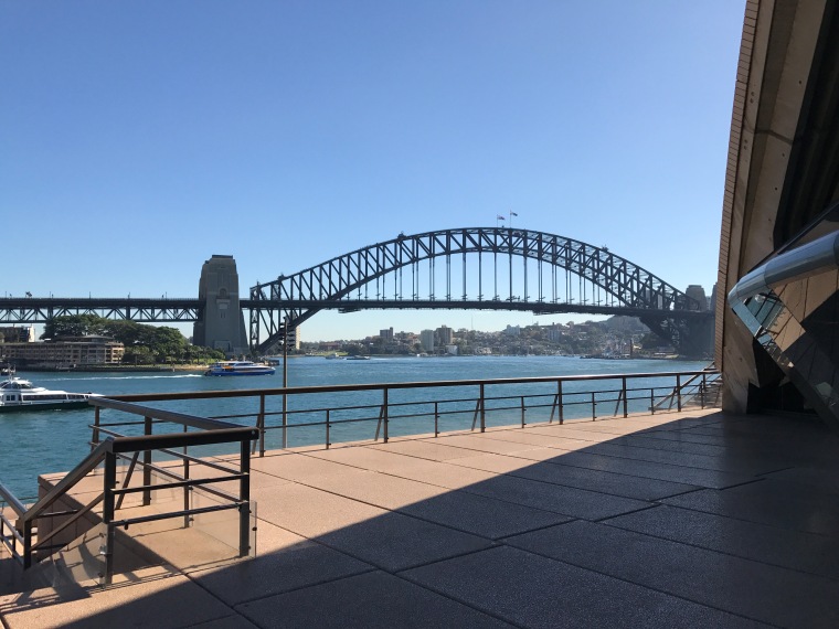 Travel to the Sydney harbour bridge, Australia 